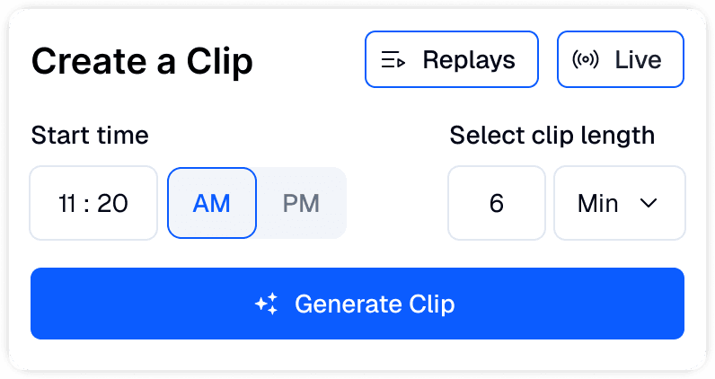 Easily Browse Replays & Generate Clips
